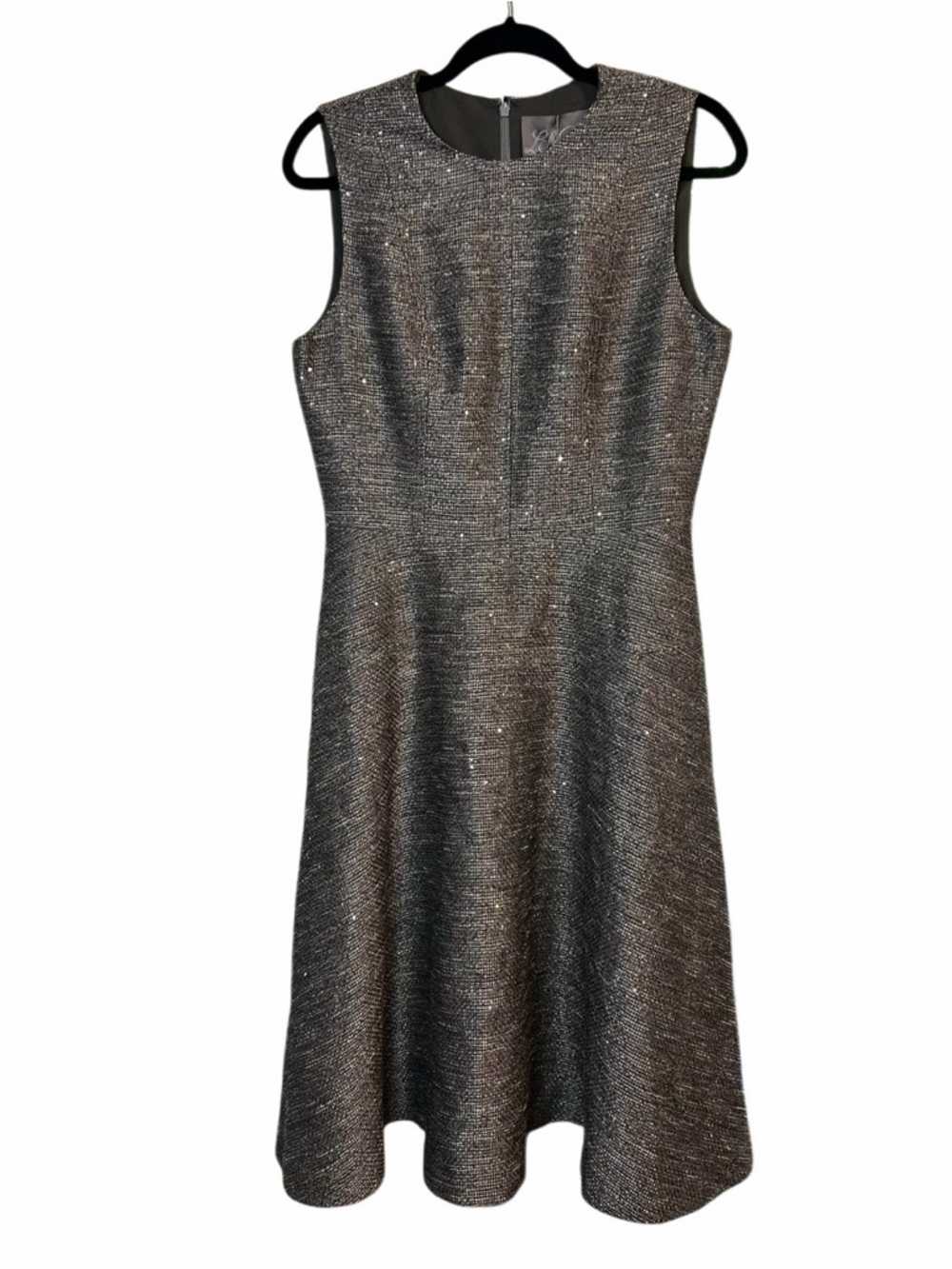 Lela Rose Sleeveless Sequin Fit & Flare Cocktail Dress